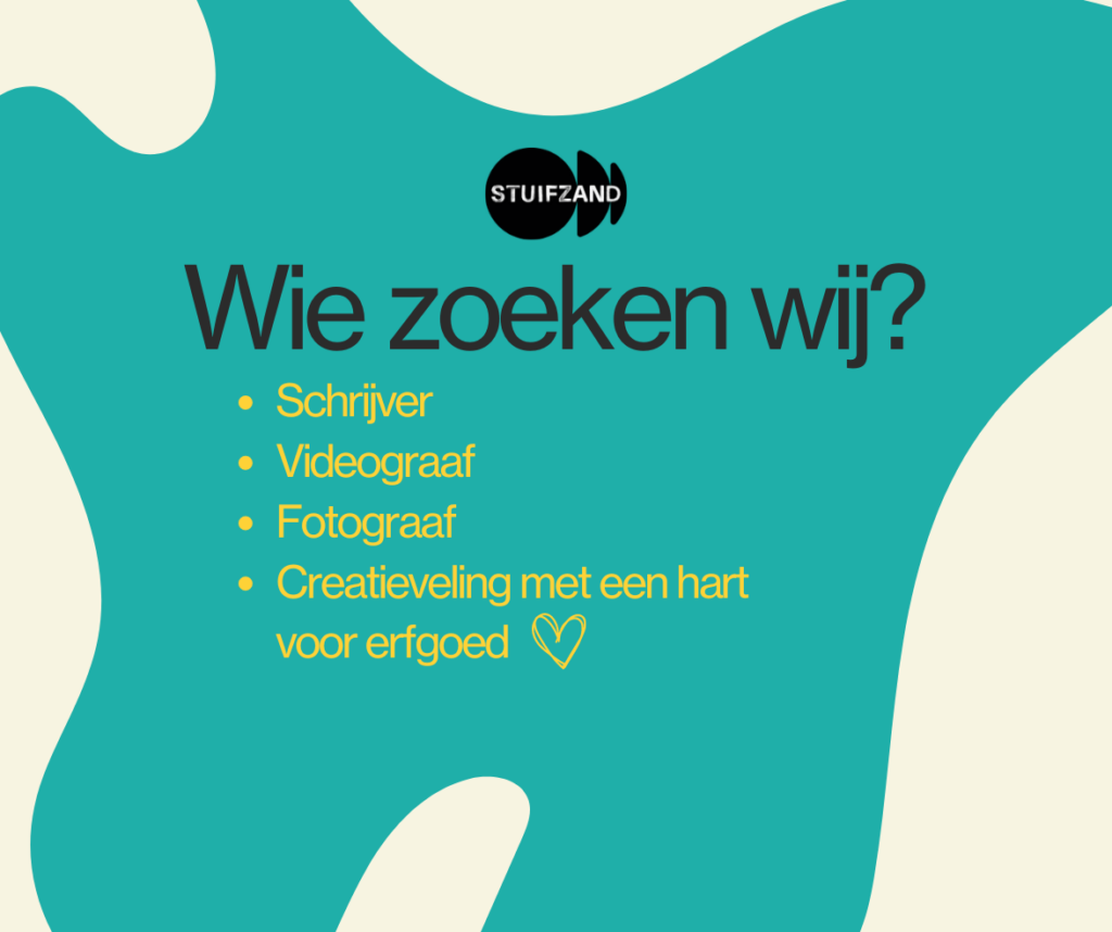 Stuifzand zoekt vrijwilligers tussen 15 en 25 jaar oud om als schrijver, videograaf, fotograaf of creatieve duizendpoot aan de slag te gaan met het Kempens erfgoed.